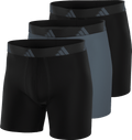 adidas Men's All Day Microfiber 3-Pack Boxer Brief-1