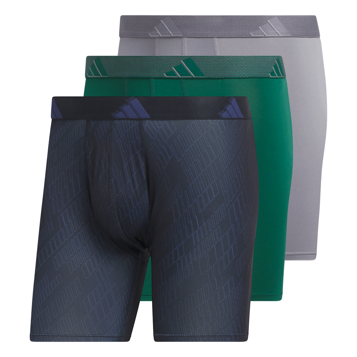 adidas Men's Microfiber 3-Pack Boxer Brief-1