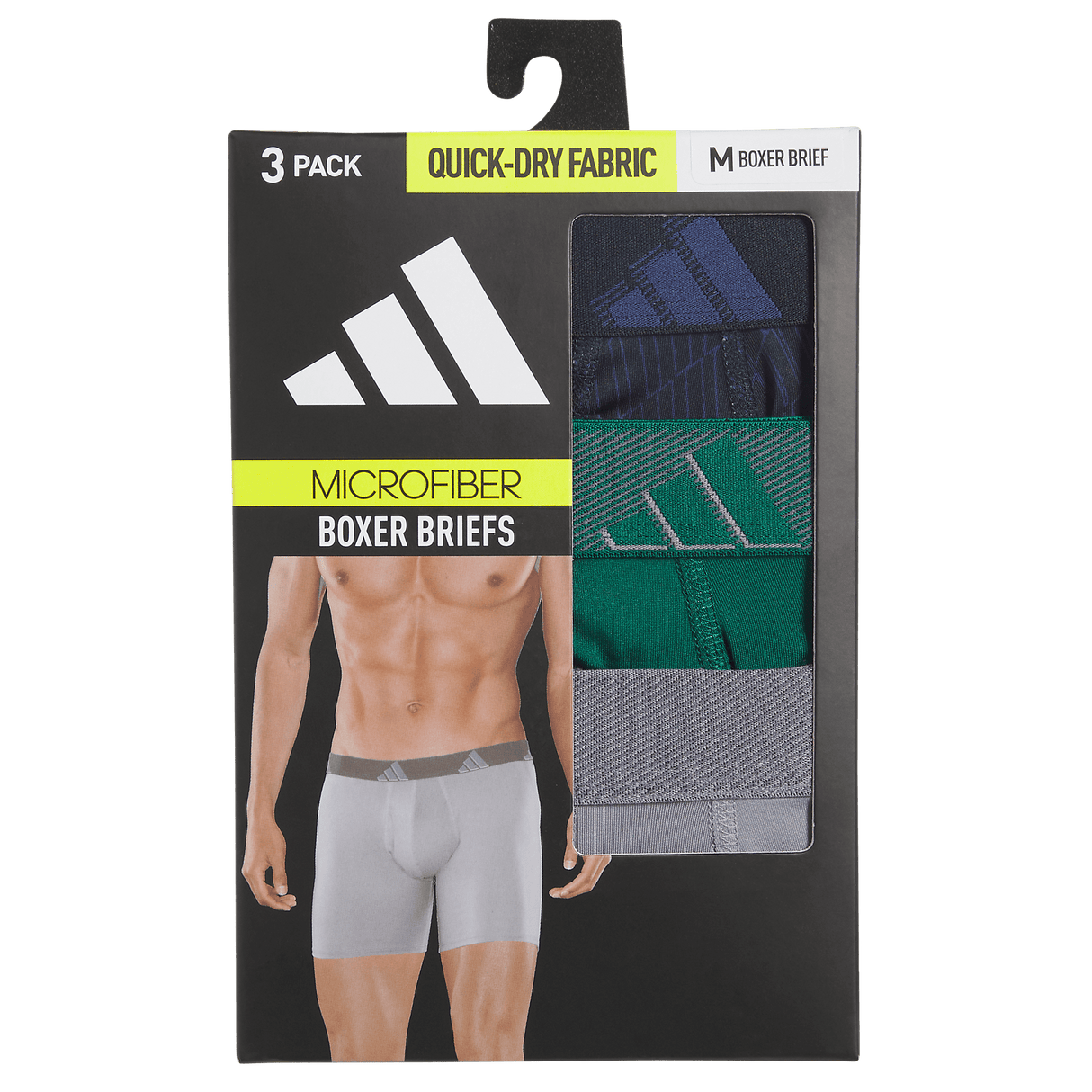 adidas Men's Microfiber 3-Pack Boxer Brief-8