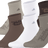 adidas Youth Cushioned Graphic 6-Pack Quarter Sock-1