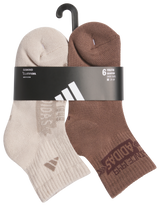 adidas Youth Cushioned Graphic 6-Pack Quarter Sock-6