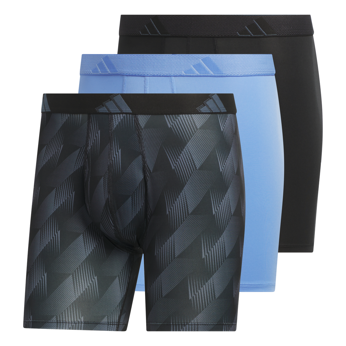adidas Men's Microfiber 3-Pack Boxer Brief-1
