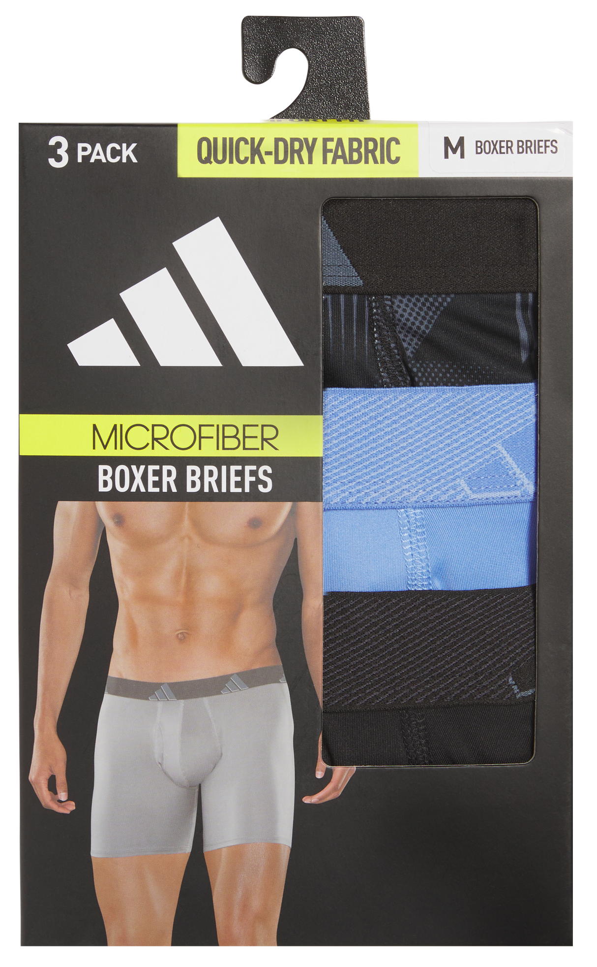 adidas Men's Microfiber 3-Pack Boxer Brief-8