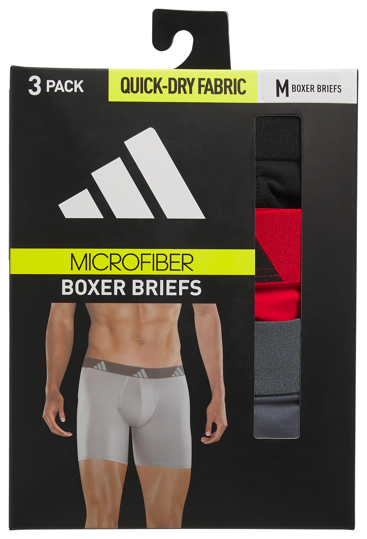 adidas Men's All Day Microfiber 3-Pack Boxer Brief-8