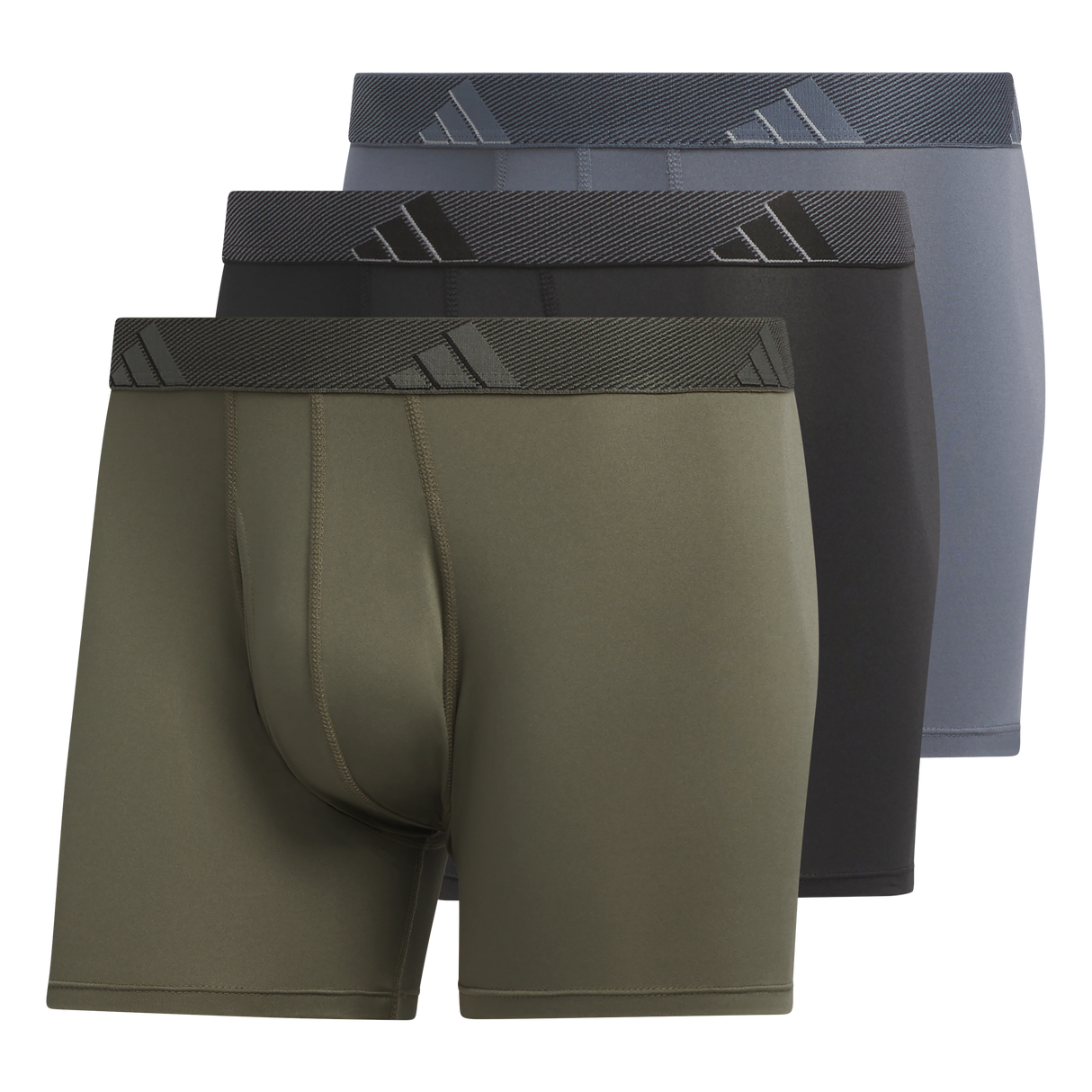 adidas Men's Microfiber 3-Pack Trunk-1