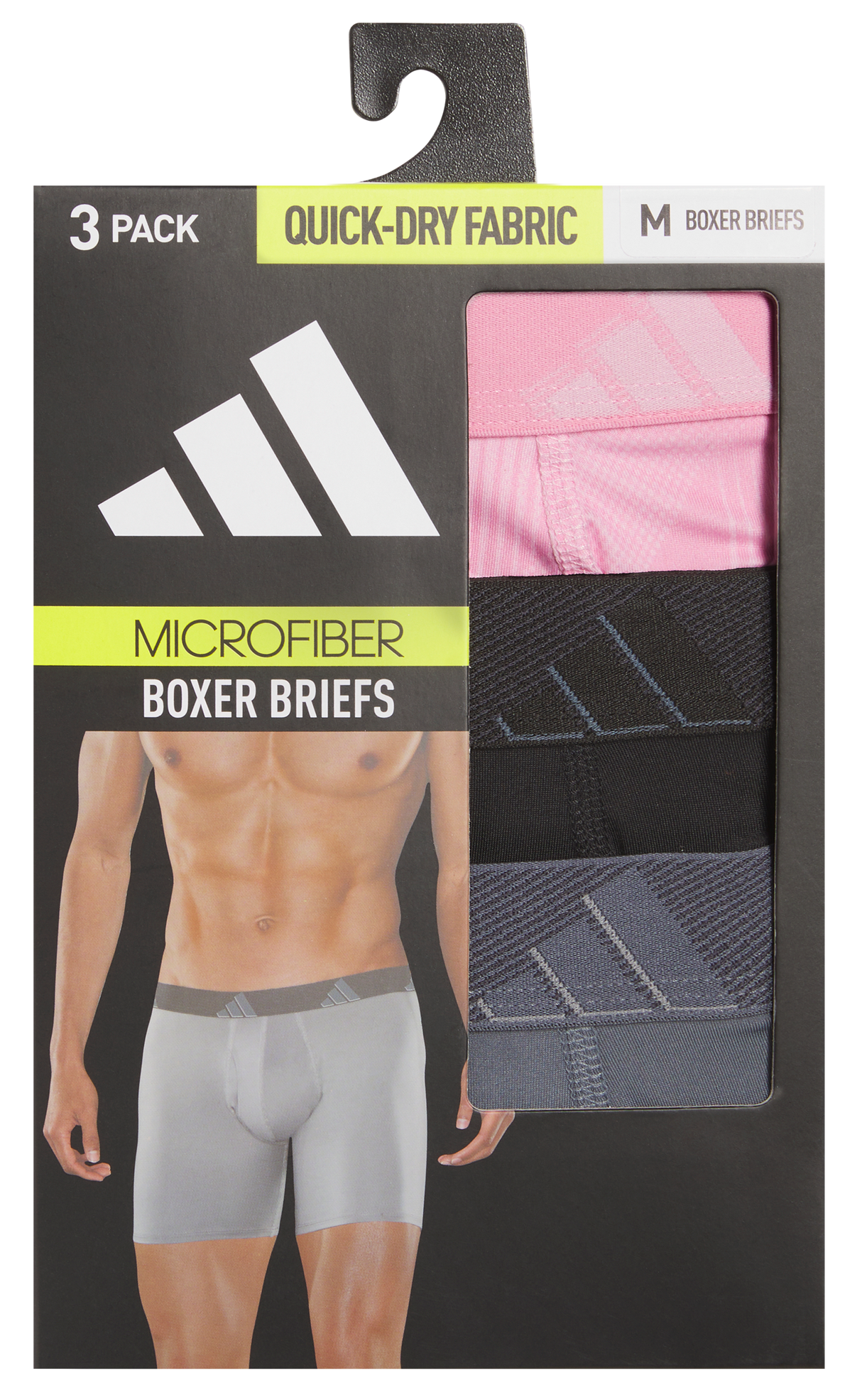 adidas Men's Microfiber 3-Pack Boxer Brief-8