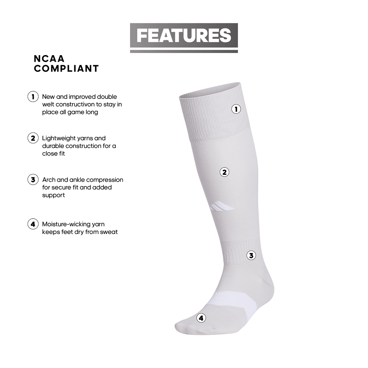 adidas Metro 6 OTC Sock-2