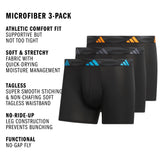 adidas Men's Microfiber 3-Pack Trunk-2
