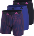 adidas Men's All Day Microfiber 3-Pack Boxer Brief-1