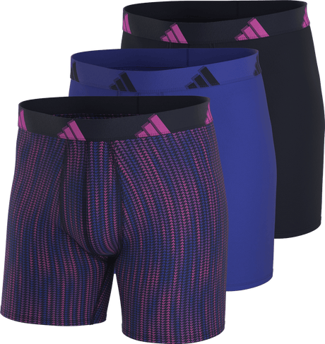 adidas Men's All Day Microfiber 3-Pack Boxer Brief-1
