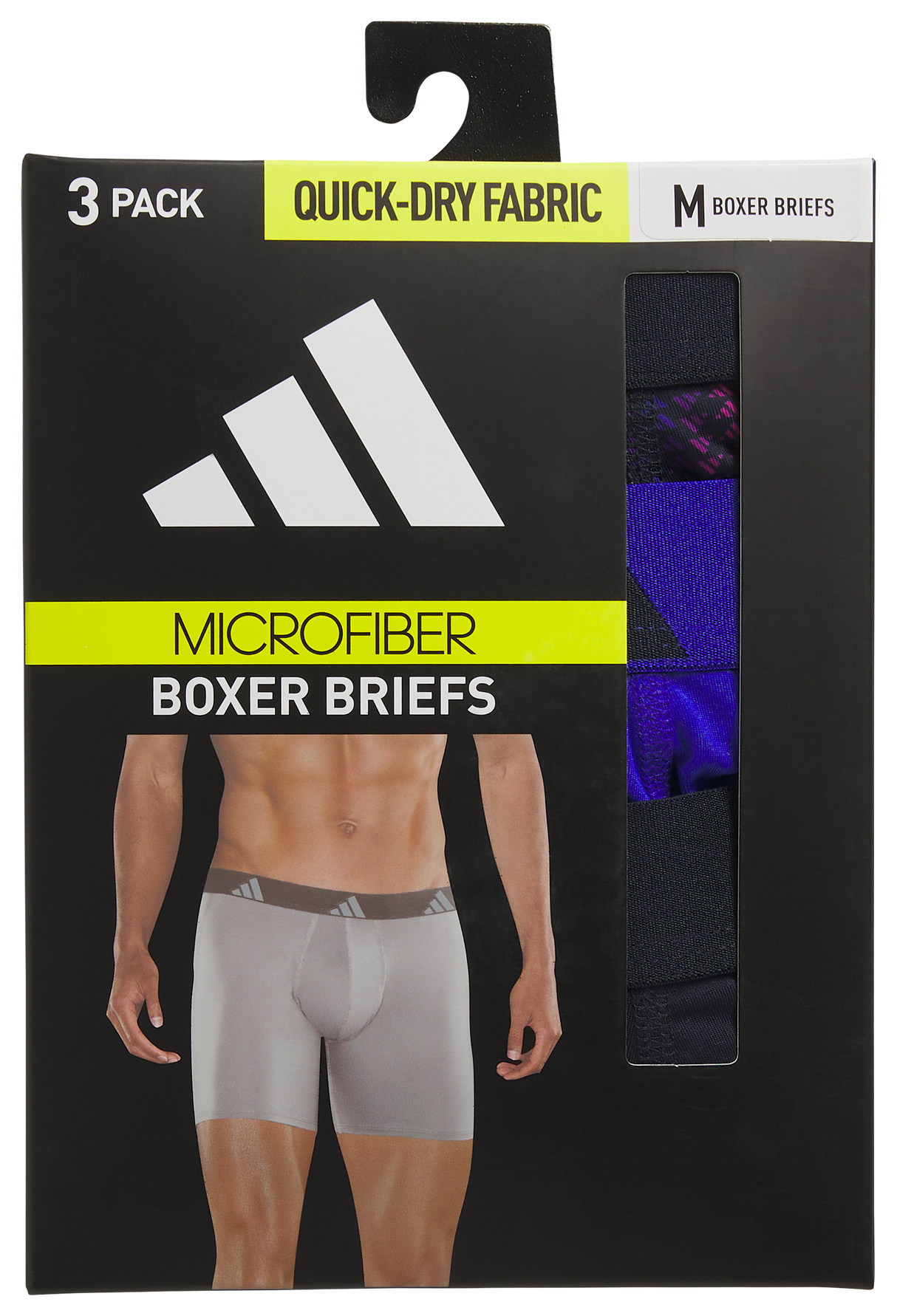 adidas Men's All Day Microfiber 3-Pack Boxer Brief-8