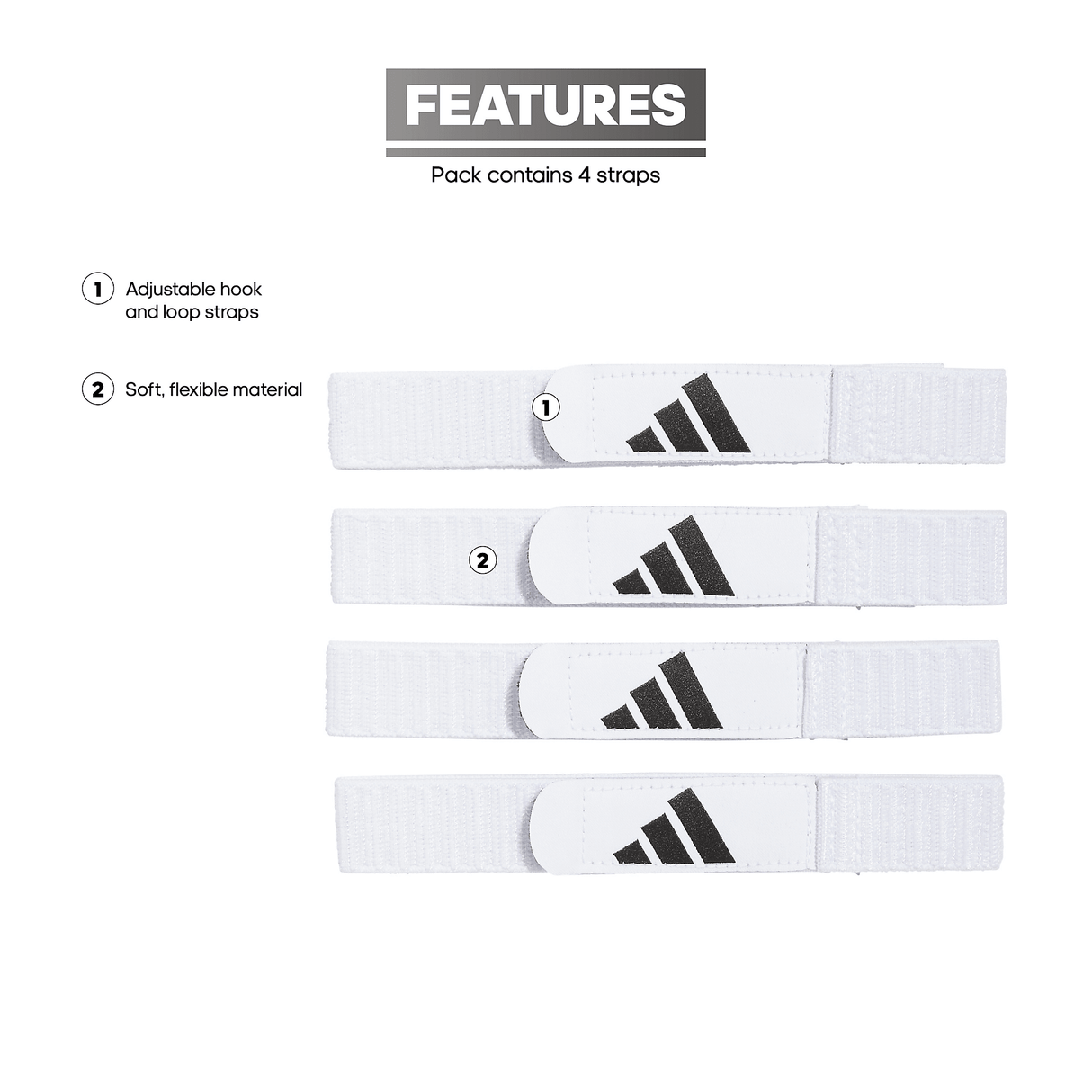 adidas Soccer 2.0 Shin Guard Strap-2