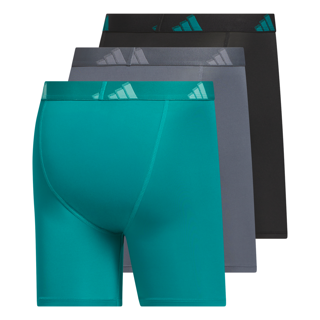 adidas Men's All Day Microfiber 3-Pack Boxer Brief-5