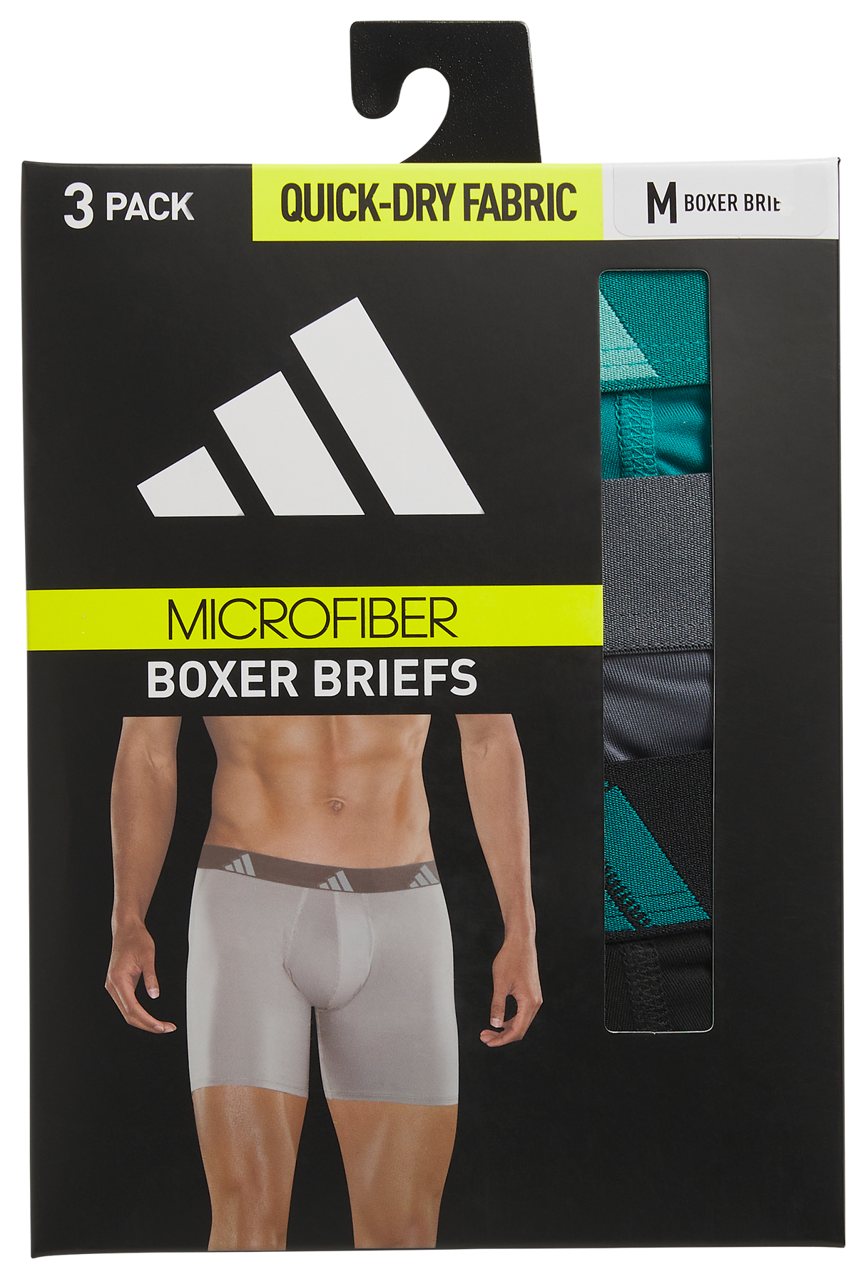 adidas Men's All Day Microfiber 3-Pack Boxer Brief-8