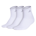 adidas Women's Cushioned 3.0 3-Pack Quarter Sock-1