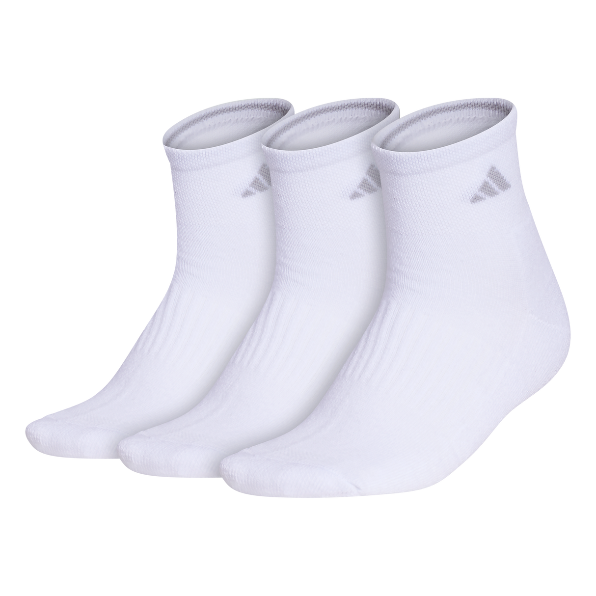 adidas Women's Cushioned 3.0 3-Pack Quarter Sock-1