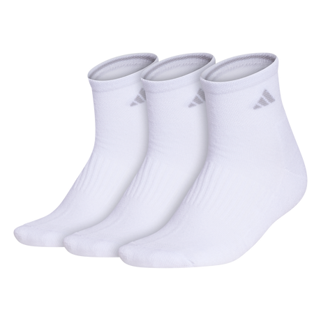 adidas Women's Cushioned 3.0 3-Pack Quarter Sock-1