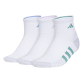 adidas Women's Cushioned 3.0 3-Pack Quarter Sock-1
