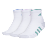 adidas Women's Cushioned 3.0 3-Pack Quarter Sock-1
