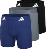 adidas Men's All Day Microfiber 3-Pack Boxer Brief