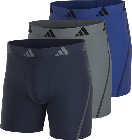 adidas Men's All Day Mesh 3-Pack Boxer Brief-1