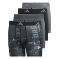 adidas Youth Microfiber Graphic 4-Pack Boxer Brief-1