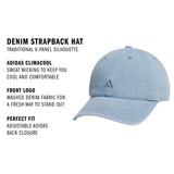 adidas Women's Denim Strapback Hat-3