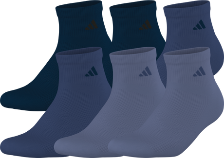 adidas Men's Superlite 3.0 6-Pack Quarter Sock-1