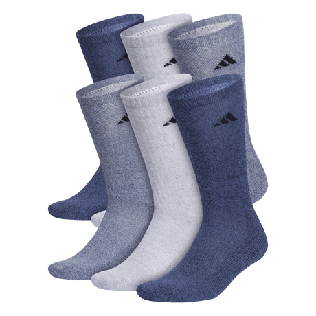 adidas Men's Athletic Cushioned 6-Pack Crew Sock-1