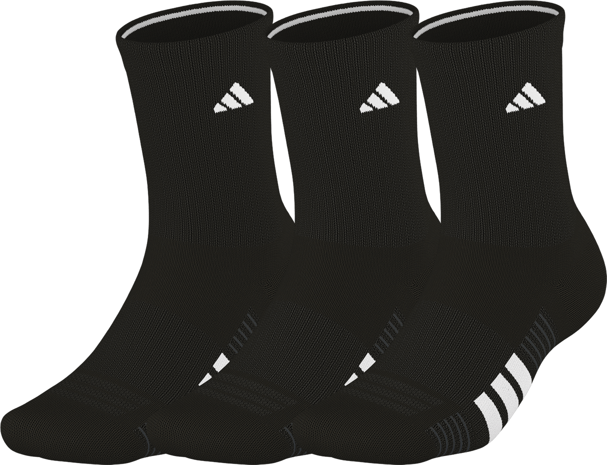 adidas Women's Cushioned 4.0 3-Pack Crew Sock-1