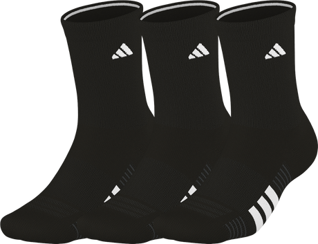 adidas Women's Cushioned 4.0 3-Pack Crew Sock-1