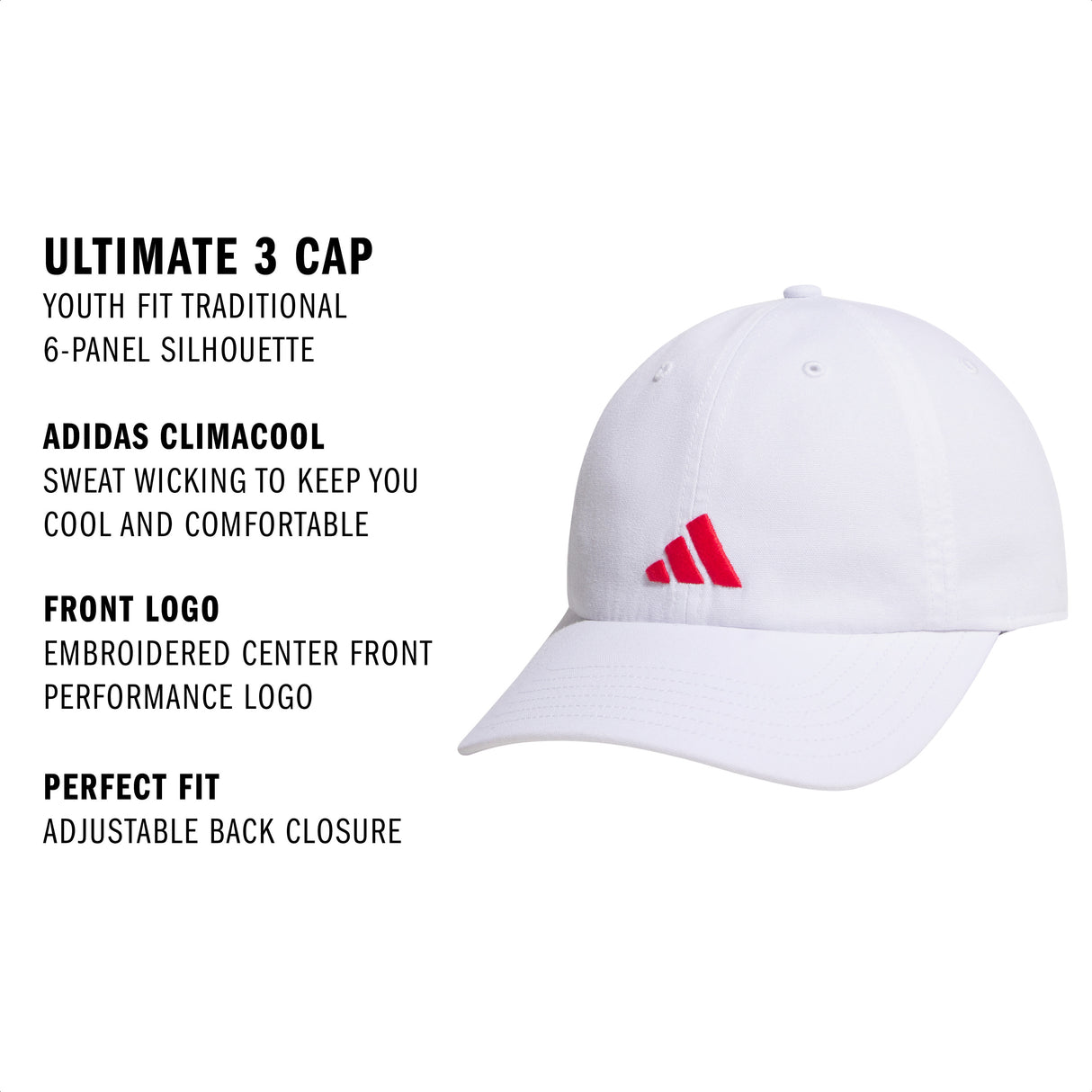 adidas Youth Ultimate 3 Cap-2