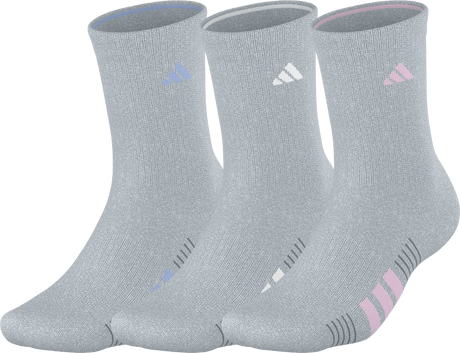 adidas Women's Cushioned 4.0 3-Pack Crew Sock-1