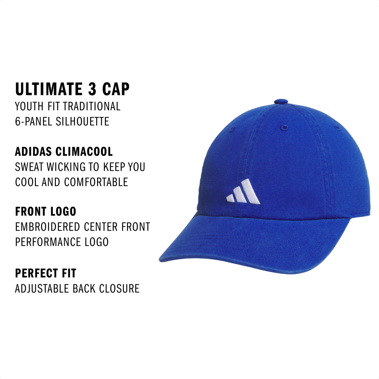 adidas Youth Ultimate 3 Cap-2