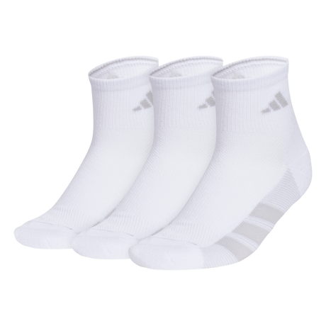 adidas Women's All Day Training 3-Pack Quarter Sock-1