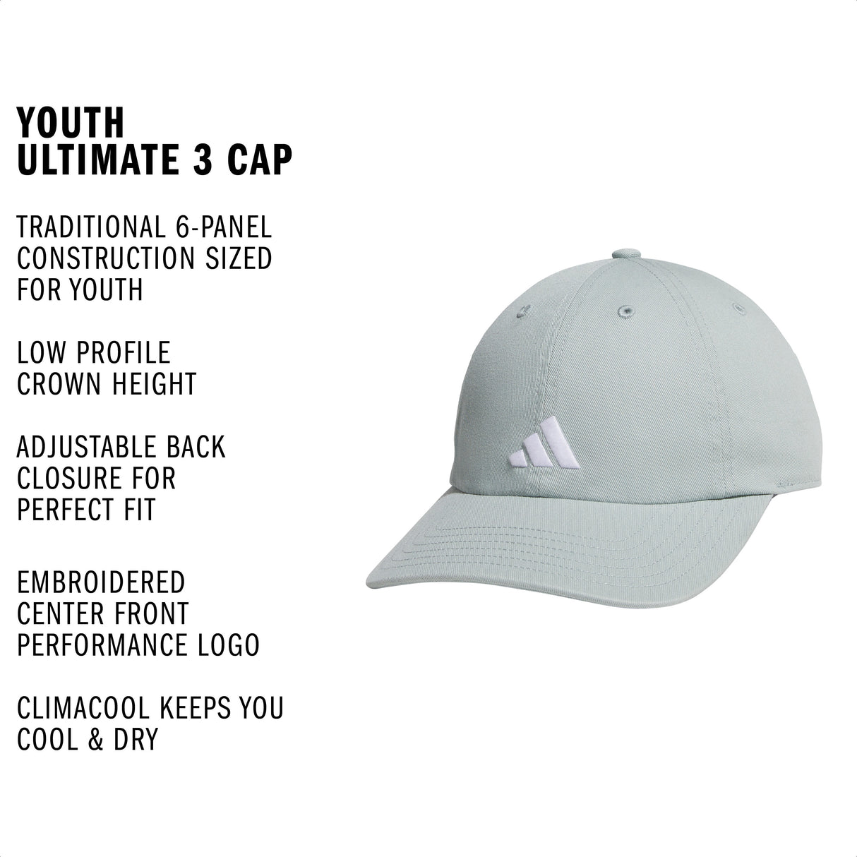 adidas Youth Ultimate 3 Cap-2