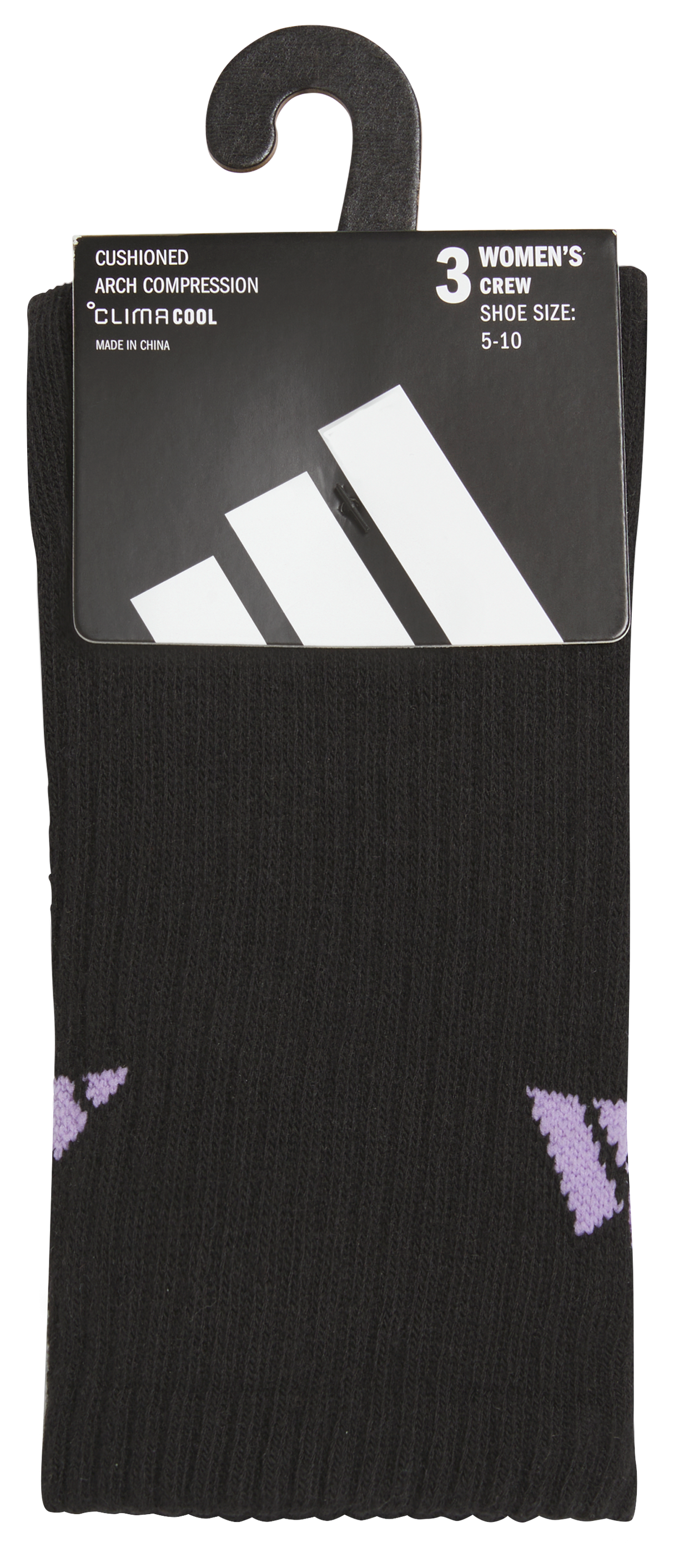 adidas Women's Cushioned 4.0 3-Pack Crew Sock-5