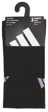 adidas Women's Cushioned 4.0 3-Pack Crew Sock-5