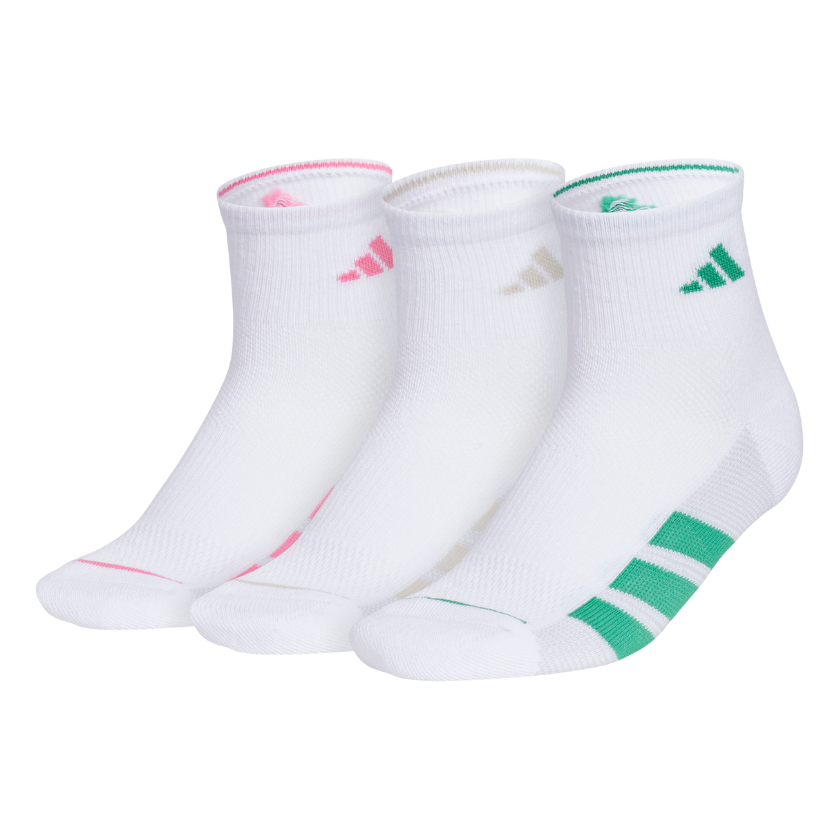 adidas Women's All Day Training 3-Pack Quarter Sock-1