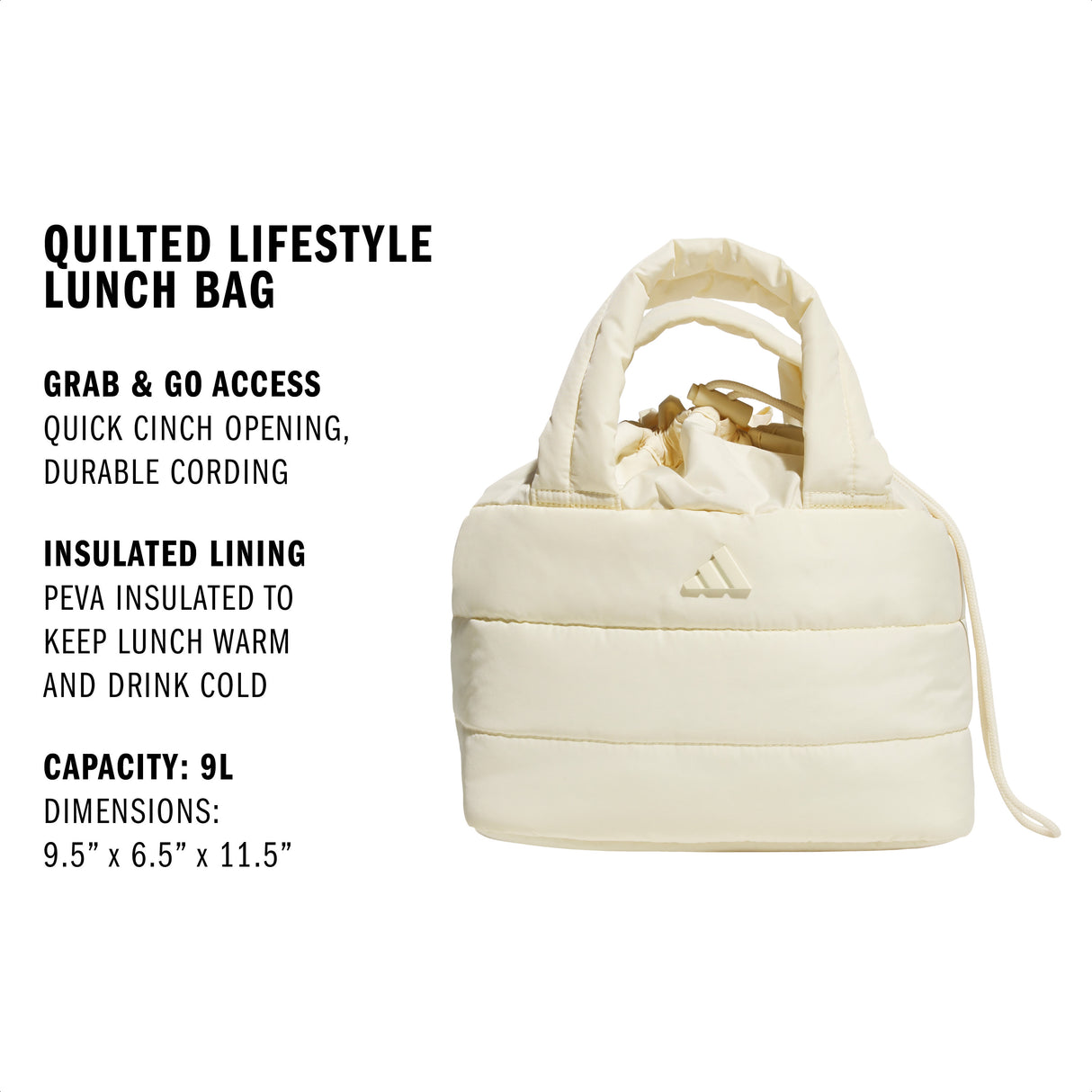 adidas Quilted Lifestyle Lunch Bag-2