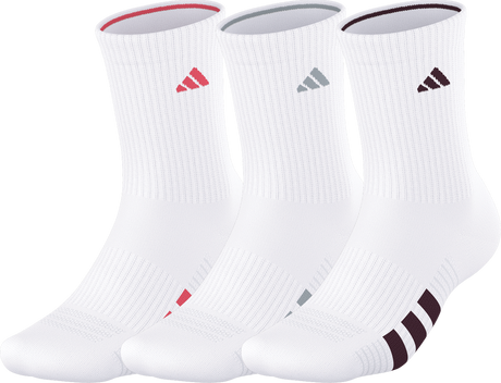 adidas Women's Cushioned 4.0 3-Pack Crew Sock-1