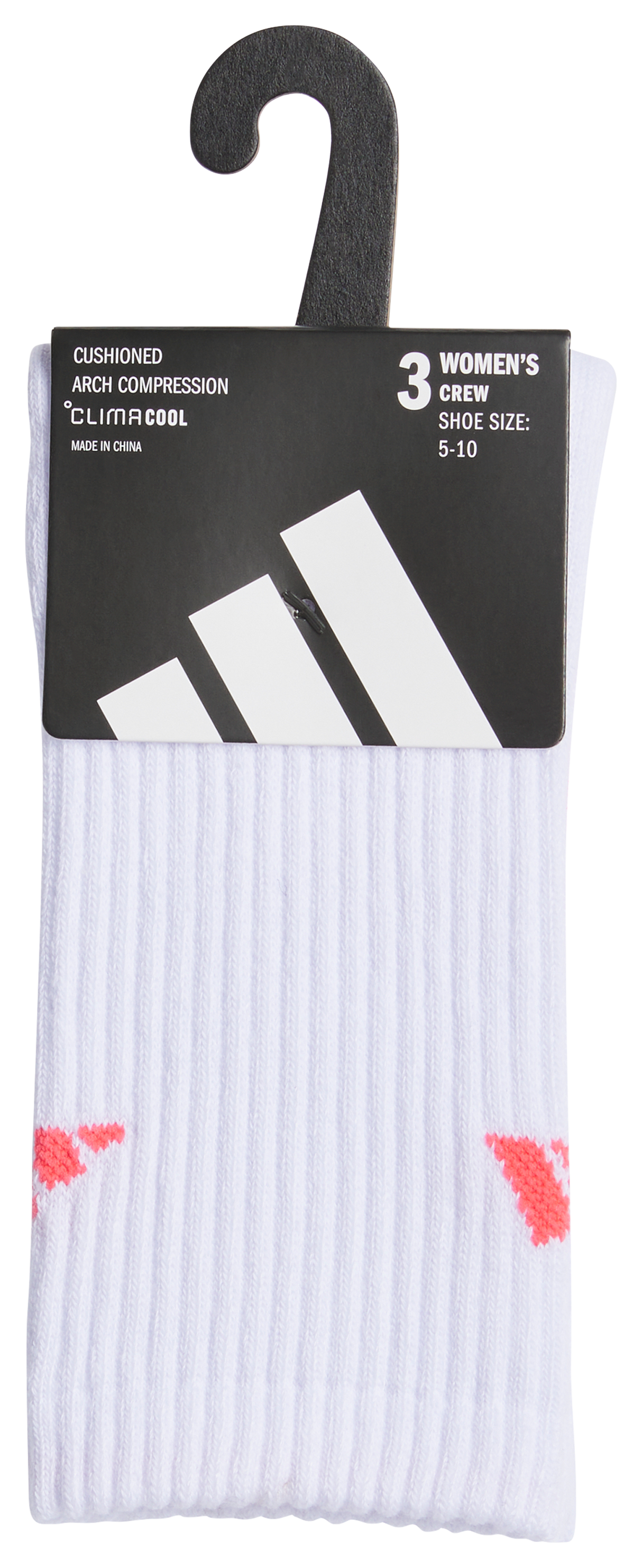 adidas Women's Cushioned 4.0 3-Pack Crew Sock-5