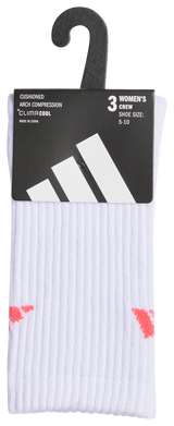adidas Women's Cushioned 4.0 3-Pack Crew Sock-5