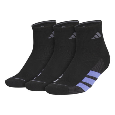 adidas Women's All Day Training 3-Pack Quarter Sock-1