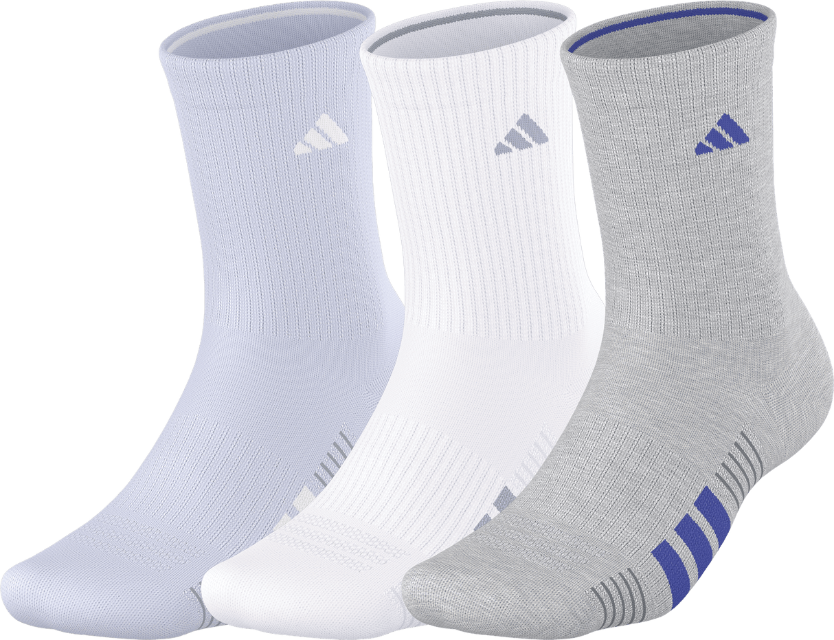 adidas Women's Cushioned 4.0 3-Pack Crew Sock-1