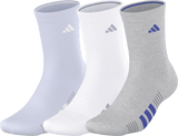 adidas Women's Cushioned 4.0 3-Pack Crew Sock-1