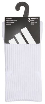 adidas Women's Cushioned 4.0 3-Pack Crew Sock-5