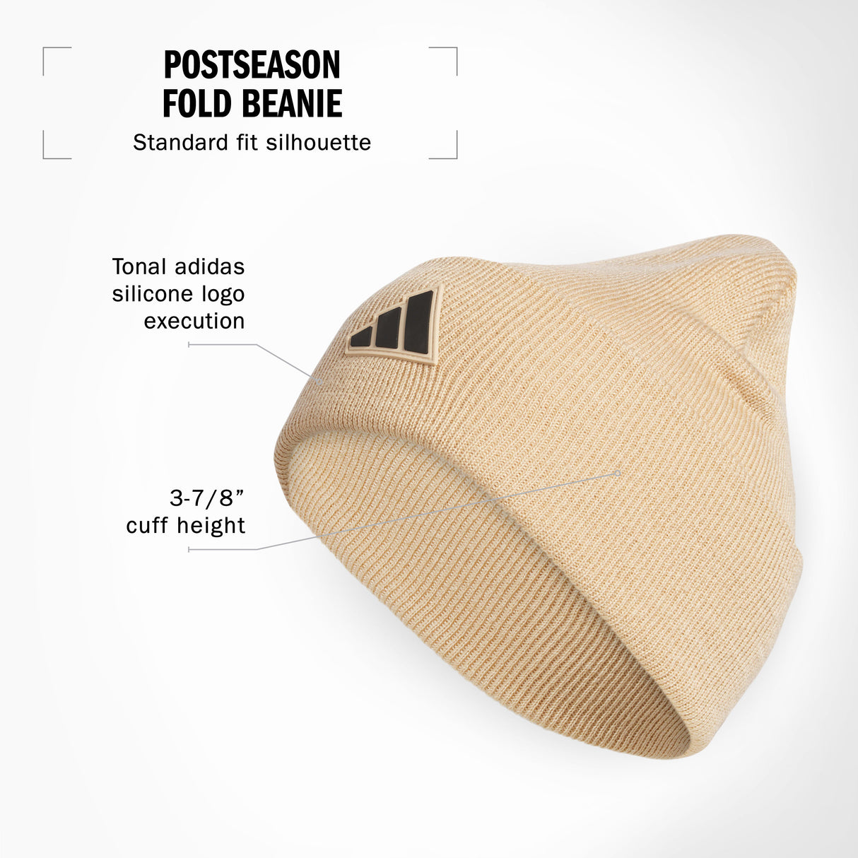 adidas Men's Postseason Fold Beanie-2