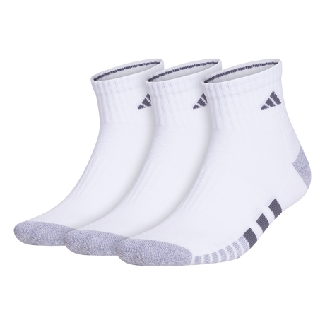 adidas Men's Cushioned 3.0 3-Pack Quarter Sock-1