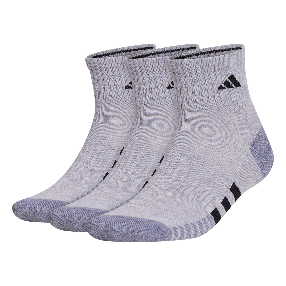 adidas Men's Cushioned 3.0 3-Pack Quarter Sock-1